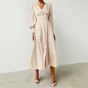 NWT Chicwish vintage cream dress. New with tags, retails for $50.